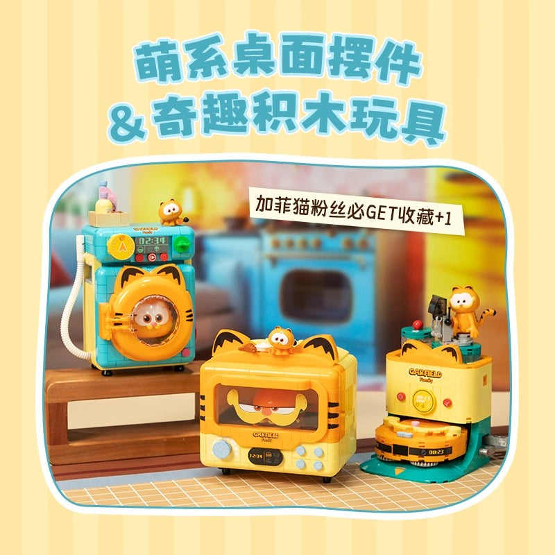Pan Tasy x Garfield Family | Oven - Lovely Cat Exotic Shorthair Building Blocks Toy Collections