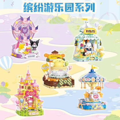 Top Toy x Sanrio Colorful Amusement Park Fair Rides - Building Blocks Toy Collections