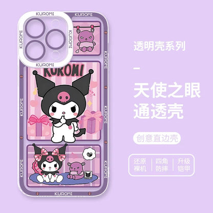 Japanese Cartoon Kuromi | Daily & Fun 8 Styles - iPhone Case PLUS SE2 XS XR X 11 12 13 14 15 16 16e 17 17e Pro Promax 12mini 13mini