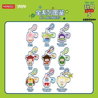 YOYO Chan x Toy Story Doll | Yoyo Lovely with You - Plush Vinyl Keychain Pendant Blind Box