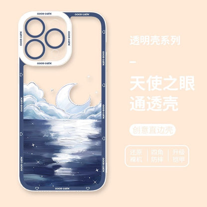 Girlish Fancy Oil Drawing | Pastel World 7 Styles - iPhone Case PLUS SE2 XS XR X 11 12 13 14 15 16 16e 17 17e Pro Promax 12mini 13mini