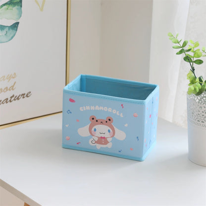 Japanese Cartoon with Friends Outfits Storage Box | Hello Kitty My Melody Kuromi Little Twin Stars Cinnamoroll Pompompurin Pochacco Hangyodon  - Bedroom Girl Gift
