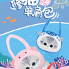 Japan Artist Mofusand Cat Neko Ocean Marine Big Plush Bag | Crab Salamander Globefish - Mascot Plush Shoulder Bag