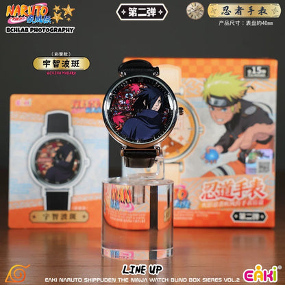 Eaki X Naruto Ninja Part 2 Watch Accessories Series | Naruto Shippuuden Naruto Sasuke Sakura Kakashi Gaara Neji Hinata Itachi Uchiha Madara Obito - Watch Collectable Toys Mystery Blind Box