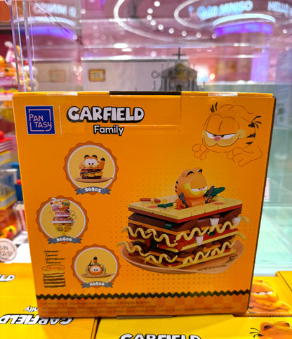 Pan Tasy x Garfield Family | Lasagna - Lovely Cat Exotic Shorthair Building Blocks Toy Collections