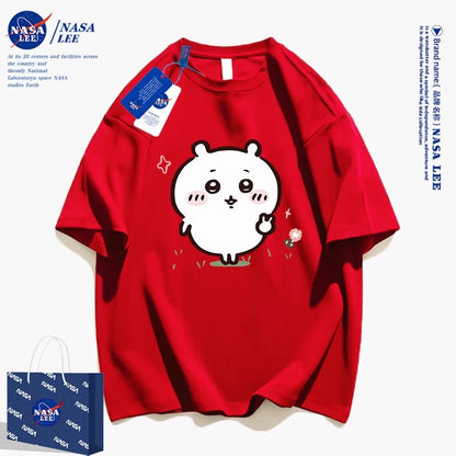Japanese Cartoon ChiiKawa Casual Style T-Shirt Series | Chiikawa Yeah - Kawaii Fashion Items