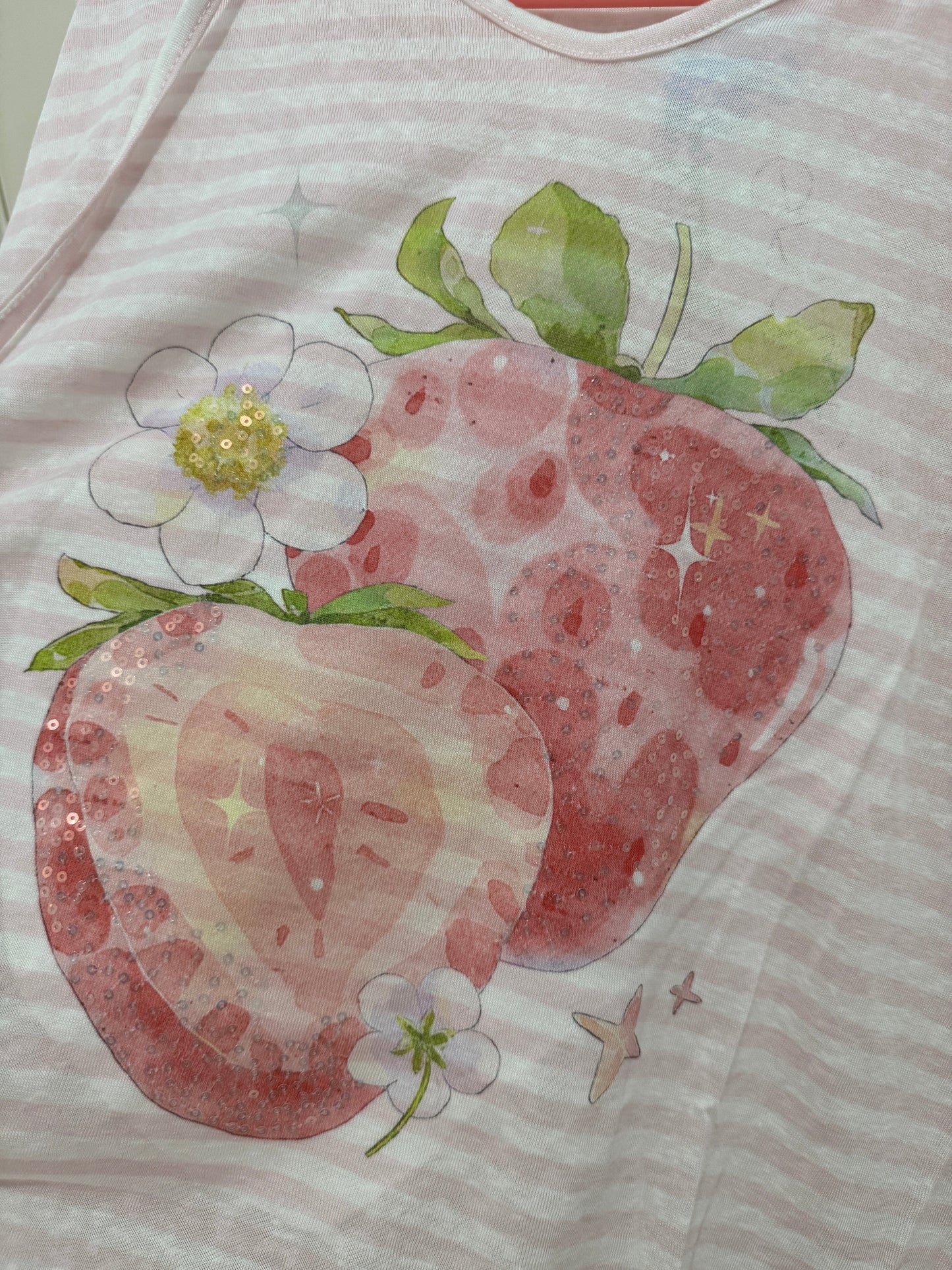 Korean Fashion Cute Fruits Style Long-sleeved Sun Protection T-Shirt Series | Strawberry Hoodie - Kawaii Fashion Items