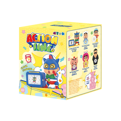 TOPTOY Crayon Shin-chan Action Time Series clock figurine blind box packaging