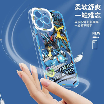 Japan Cartoon Pokemon Mega Evolution Anime | Metagross Scizor Latios Garchomp Rayquaza Lucario Charizard X Y Gardevoir - iPhone Case PLUS SE2 XS XR X 11 12 13 14 15 16 16e 17 17 17e Pro Promax 12mini 13mini