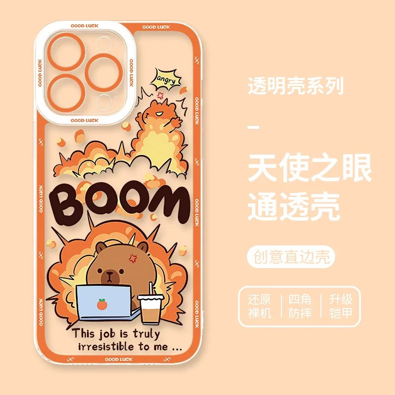 Cute Animal Capybara | Part4 8 Styles - iPhone Case PLUS SE2 XS XR X 11 12 13 14 15 16 16e 17 17e Pro Promax 12mini 13mini