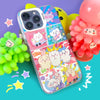 日本語漫画ちいかわレーザーケース | コミック ちいかわ ハチワレ うさぎ モモンガ - スマホケース Samsung Galaxy S26 S25 S24 S23 S22 S21 FE Ultra Edge