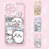 Japanese Cartoon Comic Outing Version | Chiikawa Hachiware Usagi Momonga - iPhone Case PLUS SE2 XS XR X 11 12 13 14 15 16 16e 17 17e Pro Promax 12mini 13mini