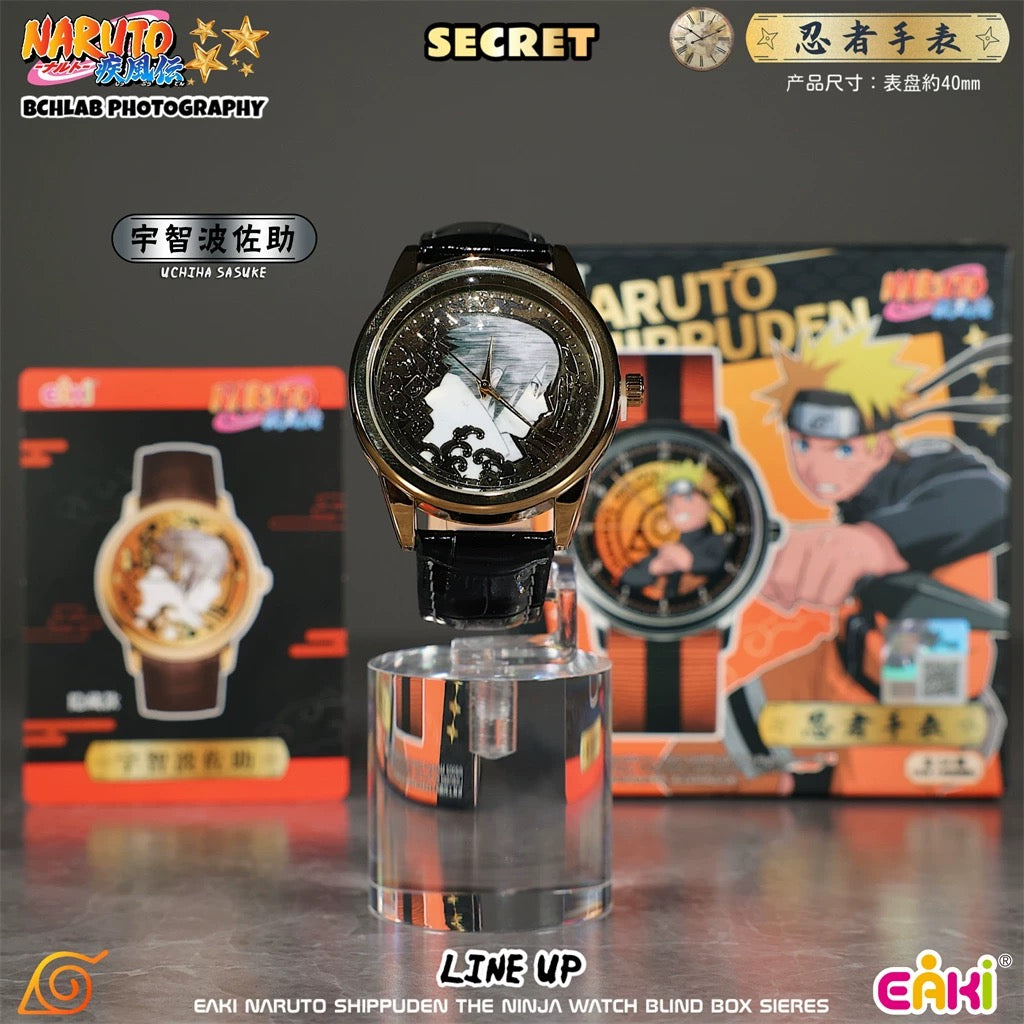 Eaki X Naruto Ninja Part 1 Watch Accessories Series | Naruto Shippuuden Naruto Sasuke Sakura Kakashi Minato Itachi Uchiha Madara Obito - Watch Collectable Toys Mystery Blind Box
