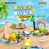 Pokemon Fun Beach Party Theme | Pikachu Psyduck Snorlax - Building Blocks Toy Collections