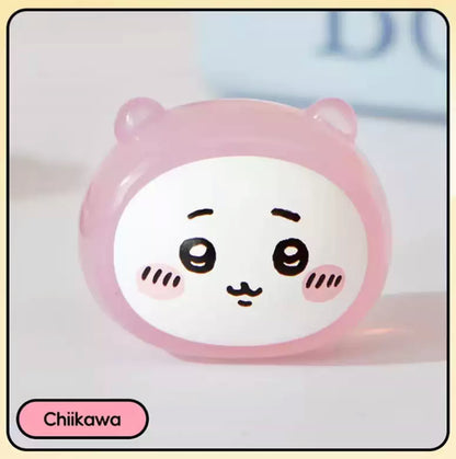 Free Gift : ChiiKawa X Miniso | ChiiKawa Hachiware Usagi Momonga Kurimanju Rakko Pajamas Beans Blind Box Mini Figure - Kawaii Item Cute Accessories