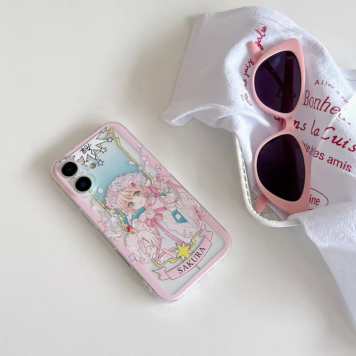 CardCaptorSakura Card Version Part 6 | Flower & Daily - Phone Case Samsung Galaxy Z Flip Fold 3 4 5 6 7
