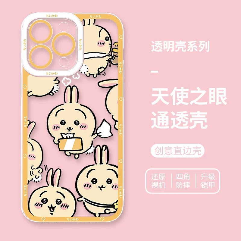 Japanese Cartoon Chiikawa | Rainbow Post Office Daily 8 Style - iPhone Case PLUS SE2 XS XR X 11 12 13 14 15 16 16e 17 17e Pro Promax 12mini 13mini