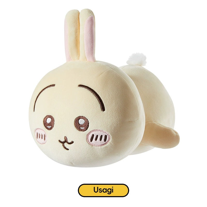ChiiKawa X Miniso | ChiiKawa Hachiware Usagi Momonga Lying Down - 25cm Plush Doll Kawaii items Room Decoration doll KawaiiGiftLand