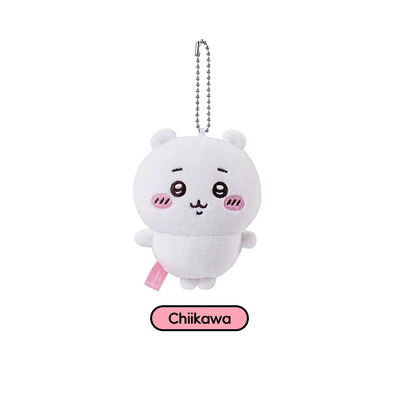 ChiiKawa X Miniso | ChiiKawa Hachiware Usagi Momonga Mini Plush Doll Keychain - Kawaii items Room Decoration doll