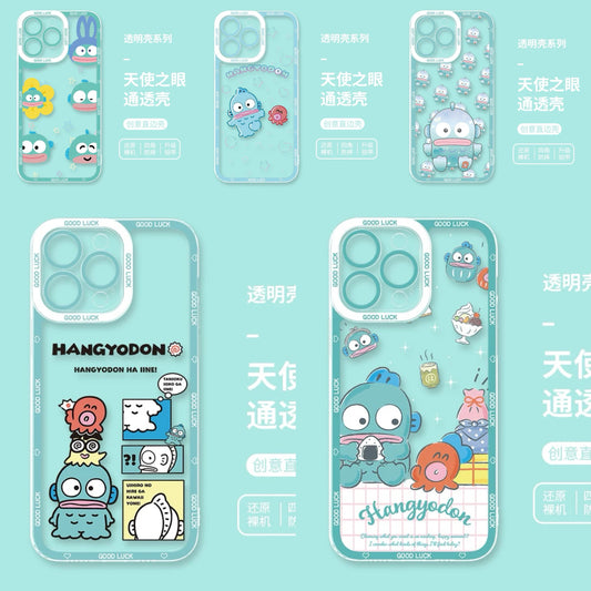 Japan Cartoon Hangyodon | Part3 5 Styles - iPhone Case PLUS SE2 XS XR X 11 12 13 14 15 16 16e 17 17e Pro Promax 12mini 13mini