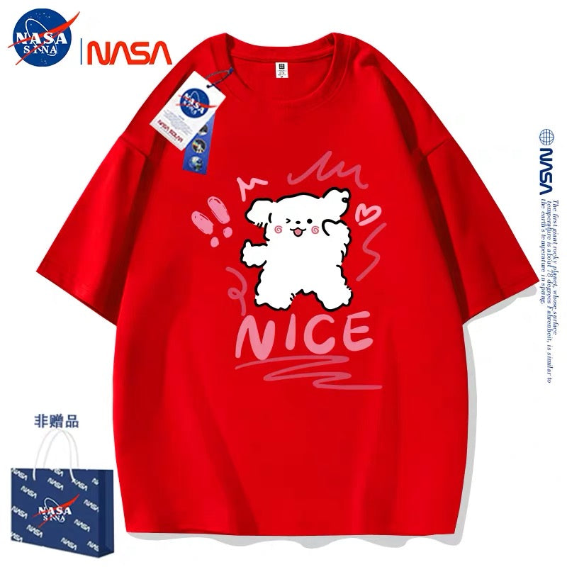 Cute Cartoon Doggie Maltese Puppy Style T-Shirt Series | Nice Wink Eyes Part1 - Kawaii Fashion Items for Child & Adult