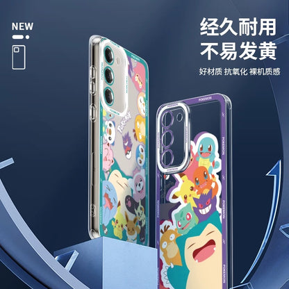 Japan Cartoon Pokemon Be with you Version | All Around you & Smile to you - Phone Case Samsung Galaxy S26 S25 S24 S23 S22 S21 FE Ultra Edge