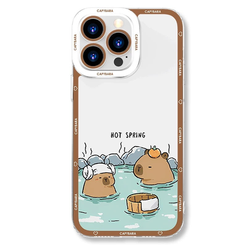 Cute Animal Capybara | Part2 8 Styles - iPhone Case PLUS SE2 XS XR X 11 12 13 14 15 16 16e 17 17e Pro Promax 12mini 13mini