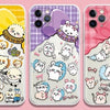 ちいかわ UFOクリーンケース | モモンガ ラッコ カニ - スマホケース Samsung Galaxy S26 S25 S24 S23 S22 S21 FE Ultra Edge