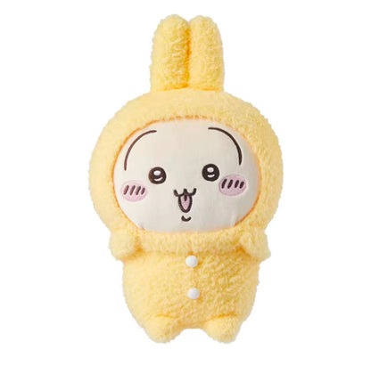 ChiiKawa X Miniso | ChiiKawa Hachiware Usagi Momonga Kurimanju Rakko Pajamas Sitting Plush Doll - Kawaii items Room Decoration doll