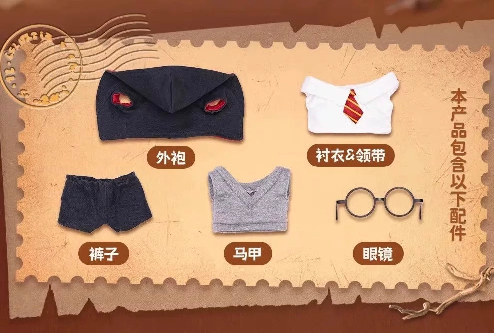 GONG x Harry Magical School Wizard Witch Push Doll | Magical School Characters - Cute Kawaii Mini Doll Can Change Outfits Mystery Blind Box - KawaiiGiftLand