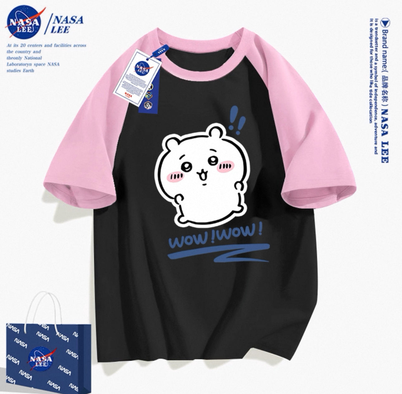 Japanese Cartoon ChiiKawa Casual Style T-Shirt Series | Wow Chiikawa - Kawaii Fashion Items