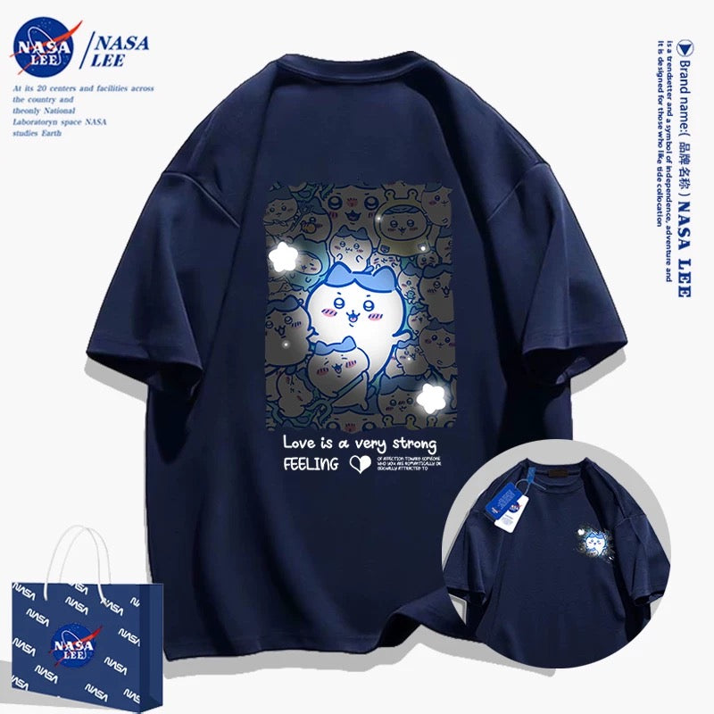 Japanese Cartoon ChiiKawa Casual Style T-Shirt Series | Hachiware Light - Kawaii Fashion Items