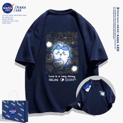 Japanese Cartoon ChiiKawa Casual Style T-Shirt Series | Hachiware Light - Kawaii Fashion Items