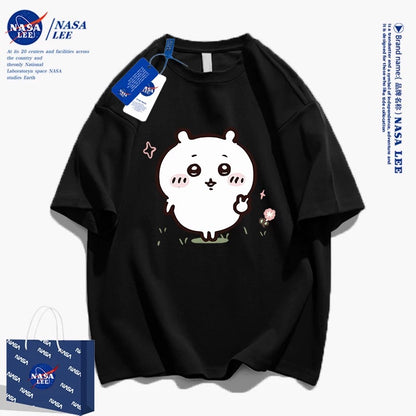Japanese Cartoon ChiiKawa Casual Style T-Shirt Series | Chiikawa Yeah - Kawaii Fashion Items