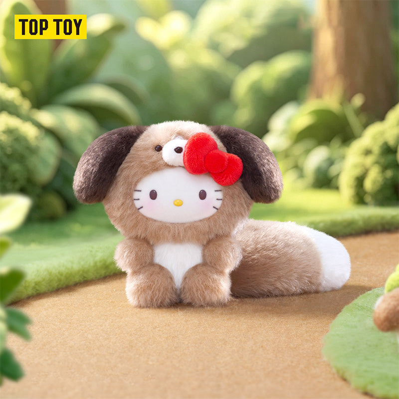 TOPTOY x Sanrio Hello Kitty | Healing Forest Series - Plush Vinly Keychain Pendant Blind Box
