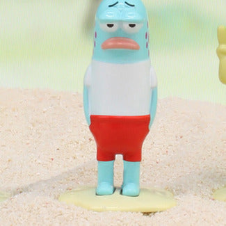 Life of Fish Series - Harold fish alloy figure in white tank top and red shorts