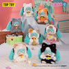 TOPTOY x Hatsune Miku | Kitten Miku with Milk Tea Cup Itabag Series - Vinyl Plush Keychain Blind Box Figure