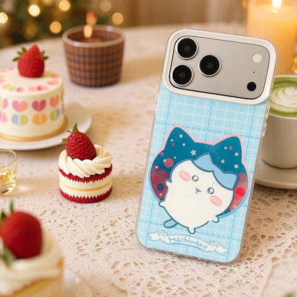 Japanese Cartoon ChiiKawa Daily with Icon Laser Case | Chiikawa Hachiware Usagi Momonga 4 Styles - Phone Case Samsung Galaxy S26 S25 S24 S23 S22 S21 FE Ultra Edge