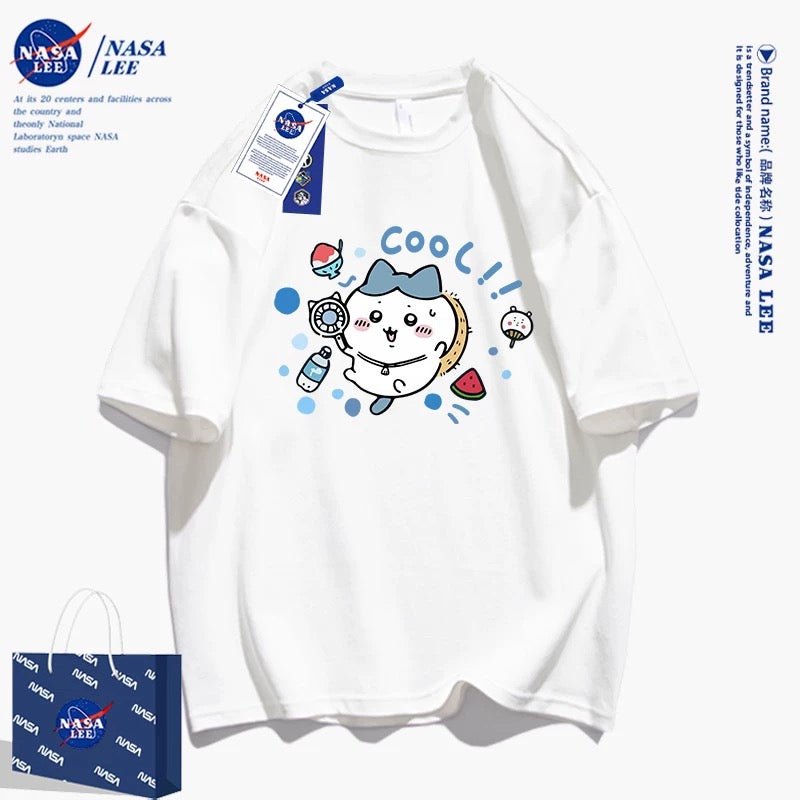 Japanese Cartoon ChiiKawa Casual Style T-Shirt Series | Summer Cool Hachiware - Kawaii Fashion Items
