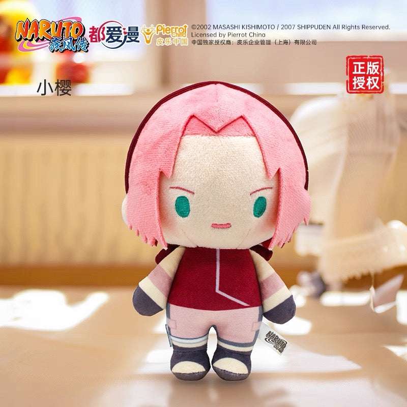 Japanese Anime Naruto Ninja Cute Plush Doll | Naruto Sasuke Sakura Kakashi 18cm tall - Cute Kawaii Item