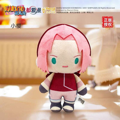 Japanese Anime Naruto Ninja Cute Plush Doll | Naruto Sasuke Sakura Kakashi 18cm tall - Cute Kawaii Item
