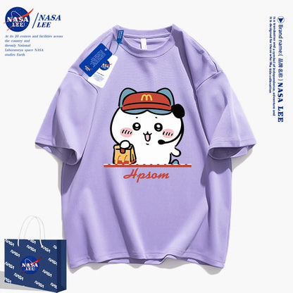 Japanese Cartoon ChiiKawa Casual Style T-Shirt Series | Chiikawa Waiter - Kawaii Fashion Items