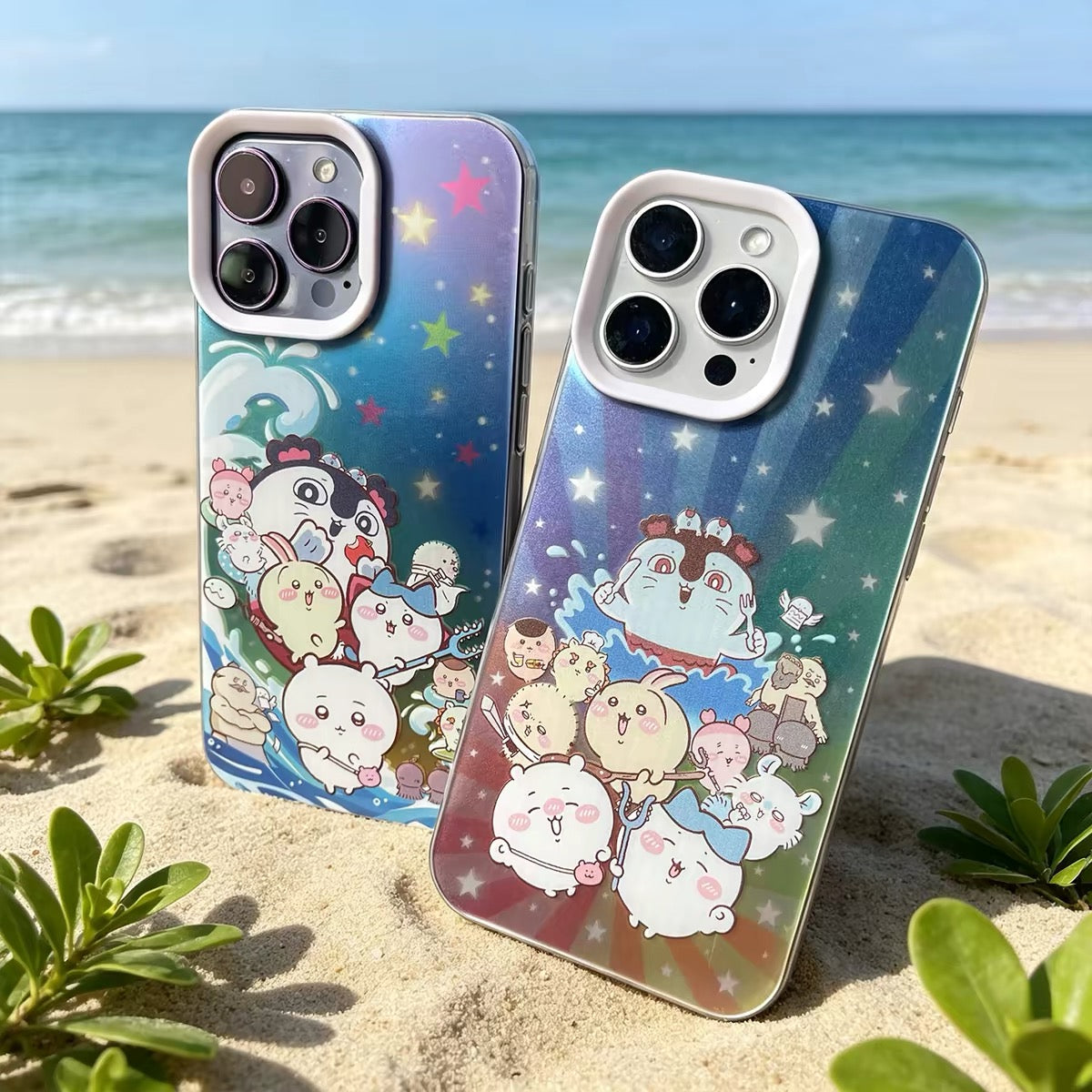 Japanese Cartoon ChiiKawa The Movie : The Secret Of The Mermaid Island | With Siren 2 Styles - iPhone Case 11 12 13 14 15 16 16e 17 17e Pro Promax
