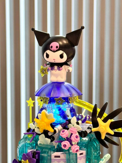 Sanrio Fairytale Music Box | Kuromi Cinnamoroll - Limited Edition Building Blocks Toy Collections