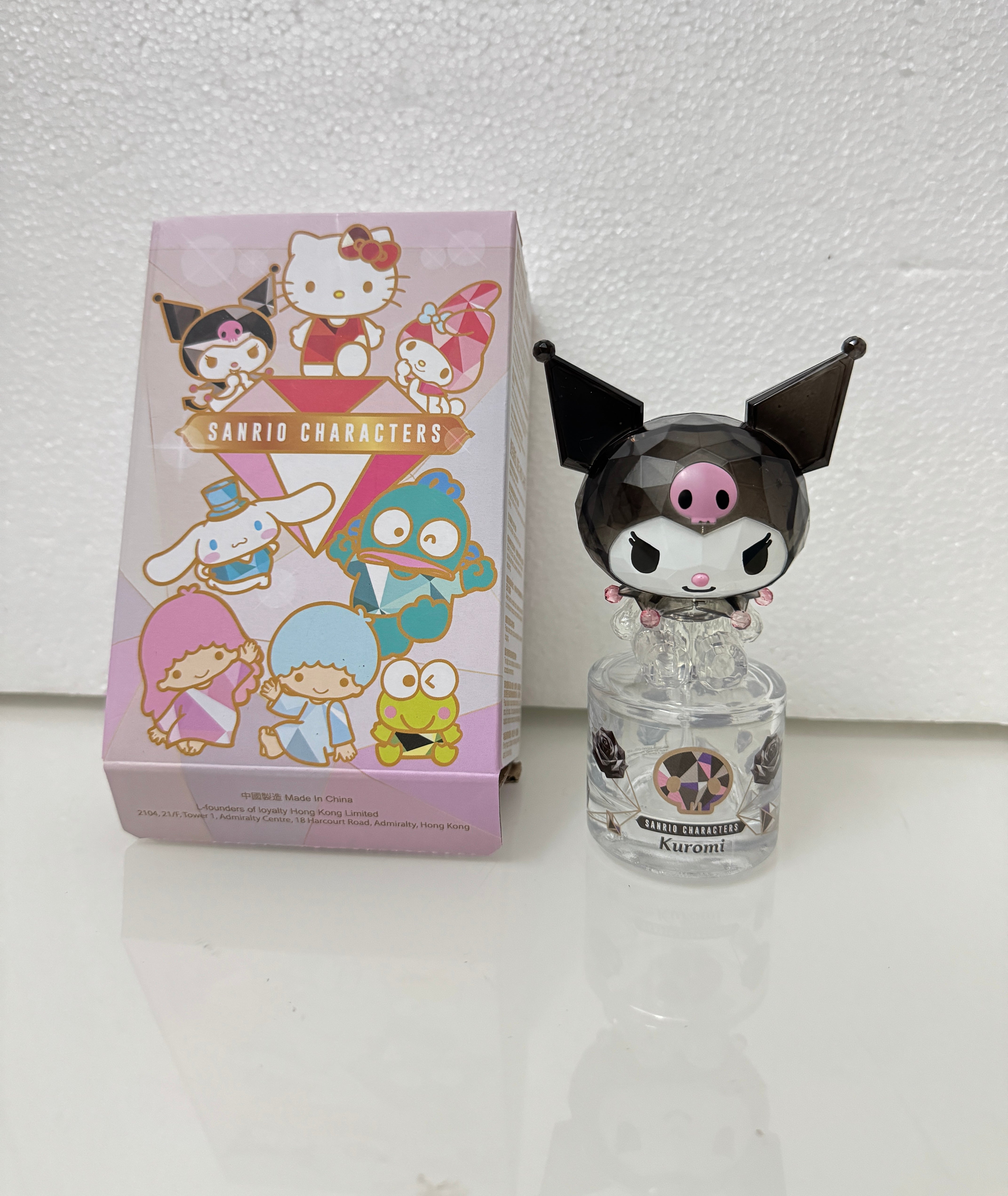 Sanrio Characters Crystal Style Perfume Bottle | Kuromi