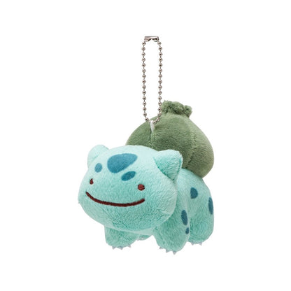 Japan Cartoon Pokemon Center Ditto Crossover | Pikachu Charmander Squirtle Bulbasaur Clefairy Pippi - Mascot Plush Doll Mini Plush Doll Keychain