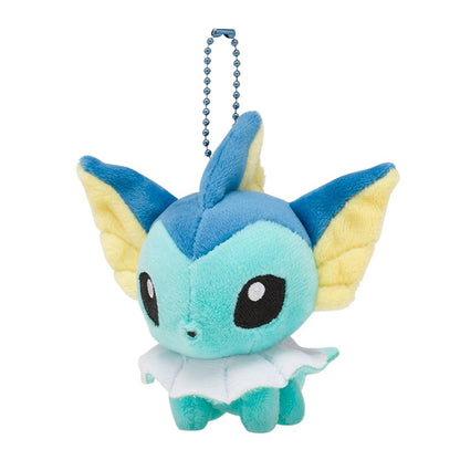 Japan Cartoon Pokemon Center Eevee Evolution Evolve Keychain | Eevee Vaporeon Jolteon Flareon Espeon Umbreon Leafeon Glaceon Sylveon - Mascot Mini Plush Doll