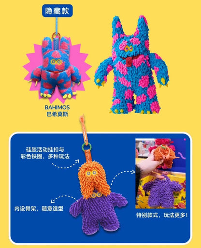 Japan Designer Mogols Toy Charm | Worker Alien twome Joe Slice Rice Metoro Bloody Bahimos - Keychain Collectable Toys Mystery Blind Box