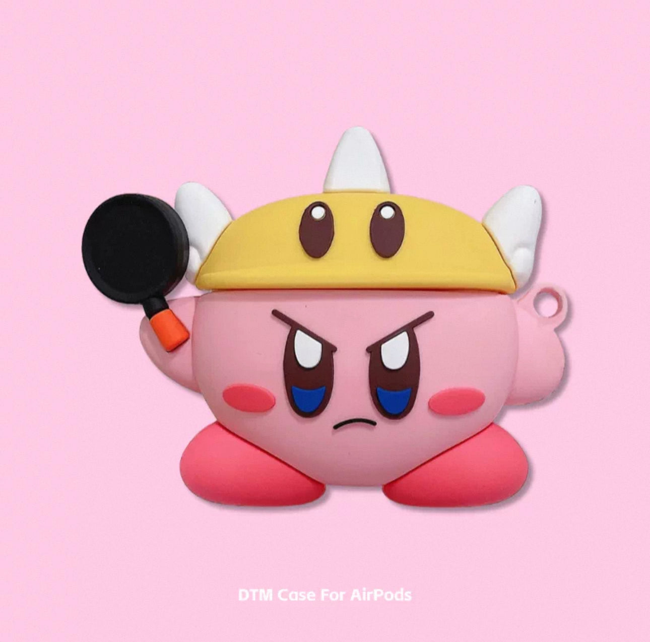 Japanese Cartoon Kirby Adventure | Cosplay Part 1 Chef Buger Shark Hangyodon Jigglypuff - AirPods AirPodsPro AirPods3 AirPods4 Case KawaiiGiftLand