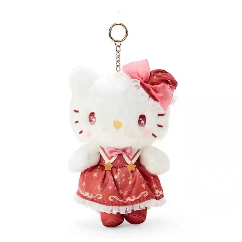 Japan Sanrio Magic School | Hello Kitty My Melody Kuromi Cinnamoroll - Plush Doll 20cm Keychain 10cm